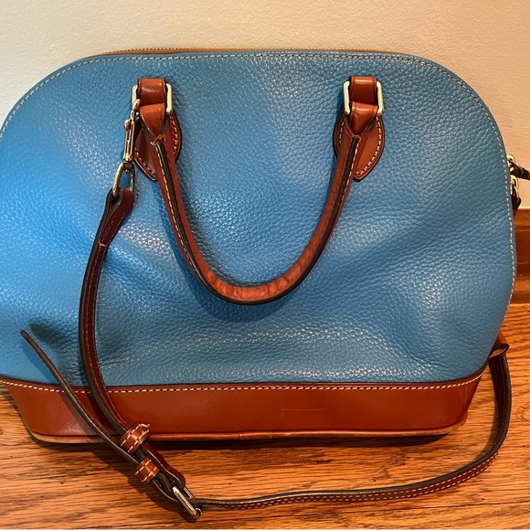 Pebble Grain Domed Satchel - Picture 3 of 7